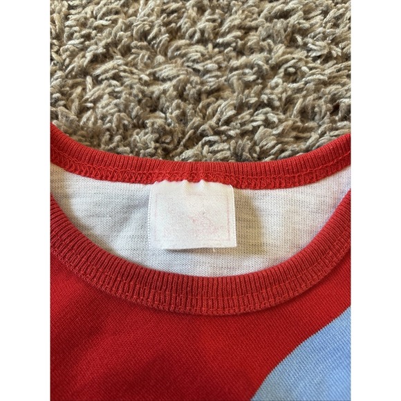 Vintage 70s 80s Tee T Tank Top Shirt Preppy Vest Color Block 18 Months - Picture 2 of 5